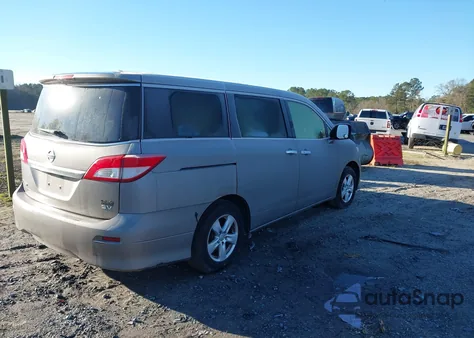 2013 Nissan Quest Sv из США, поврежденный, VIN JN8AE2KP5D9064875